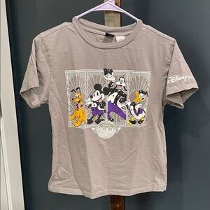 Disney Kids Gray T-Shirt with Mickey and Friends